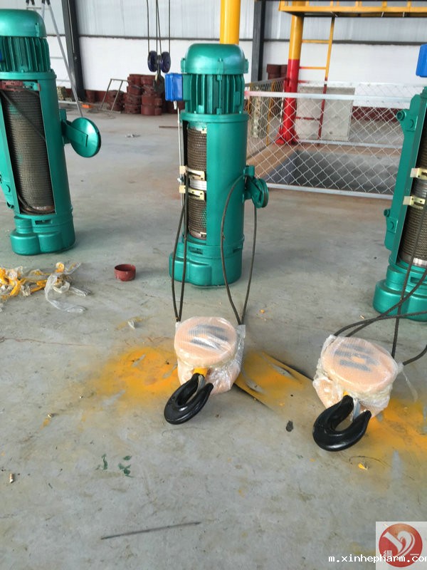 钢丝绳电动葫芦生产场景实拍