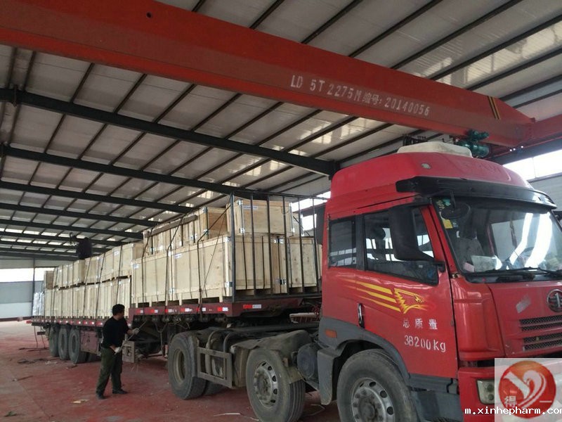 装箱后的电动葫芦，准备给客户发过去