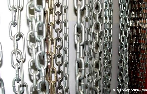 环链电动葫芦使用的链条样品展示