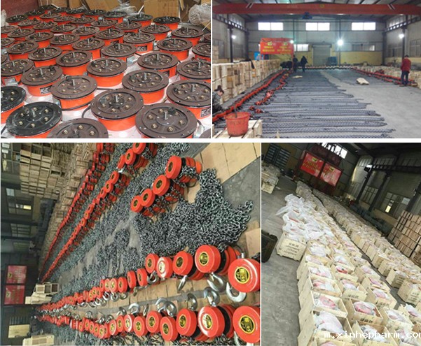 xinhepharm起重生产的电动葫芦实拍展示图