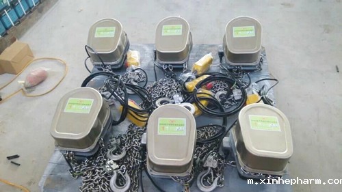 不锈钢环链电动葫芦展示图